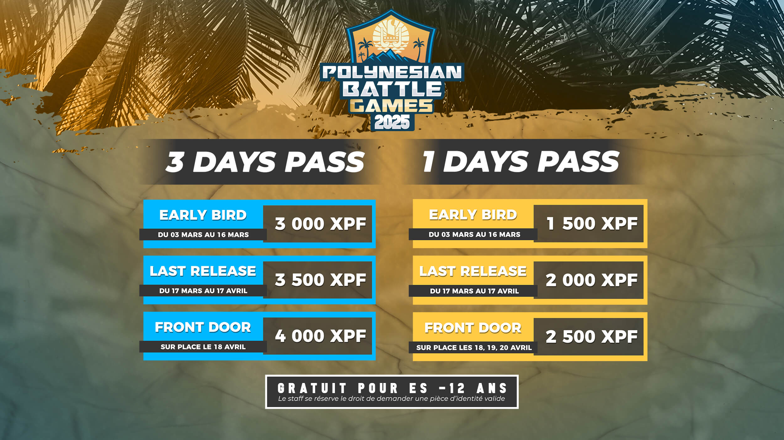 Polynesian Battle Games - DAY PASS 2025